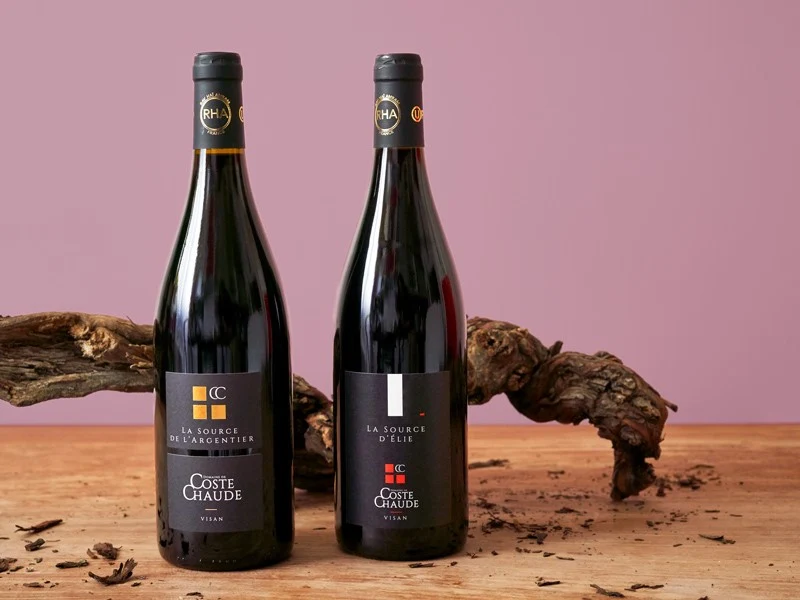 Coffret vin casher du Rhône BIO 2 Bouteilles rouge AOP Côtes-du-Rhône Village Visan