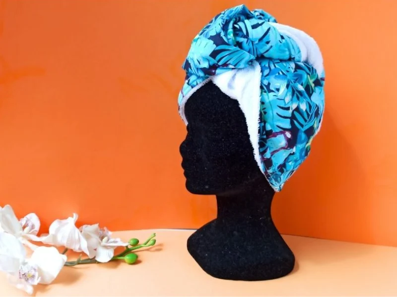Serviette -Turban pour cheveux