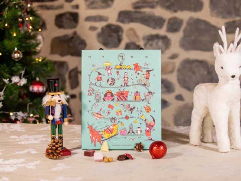 Calendrier de l'Avent douceurs chocolatés de Noël 2025