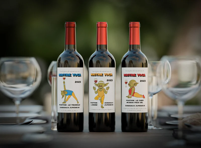 Coffret vin Maitre Yoga – Bordeaux Supérieur