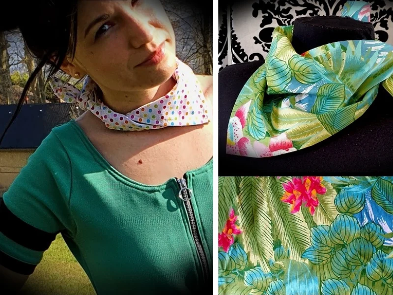 Lot de 2 bandanas en tissu
