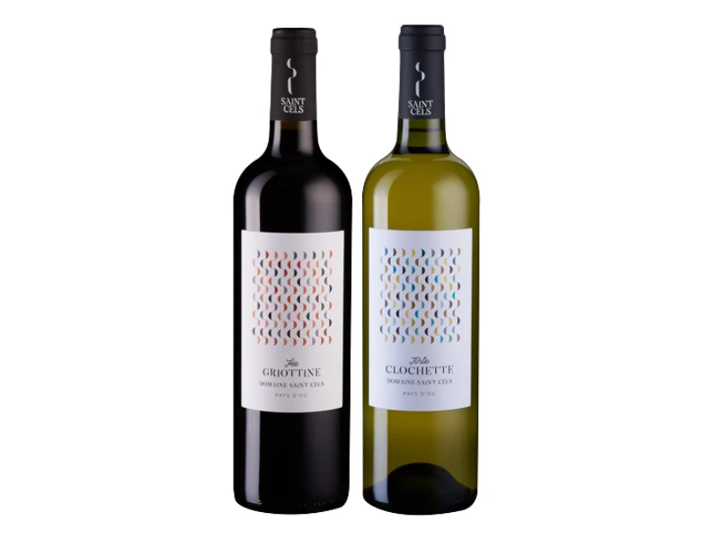 Coffret vin du Languedoc 2 bouteilles rouge et blanc IGP Pays d'Oc