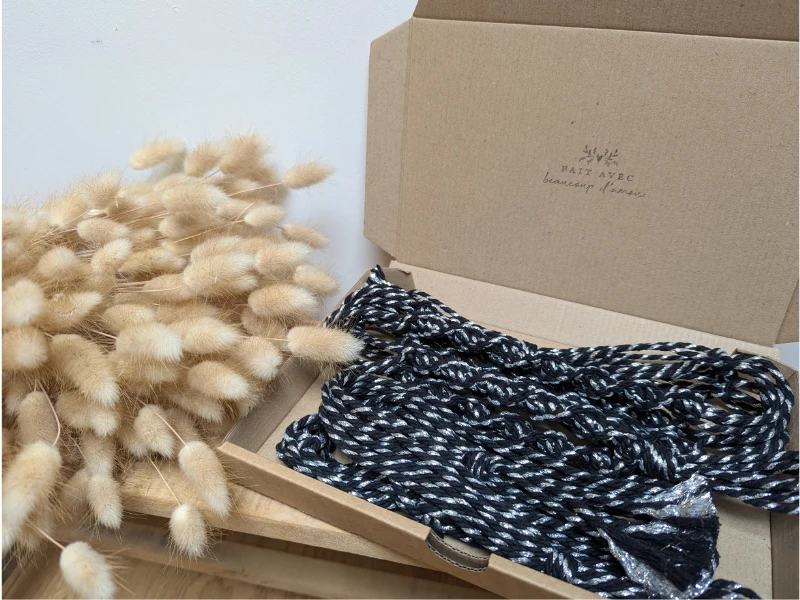 Coffret de 2 suspensions pour plante en macramé