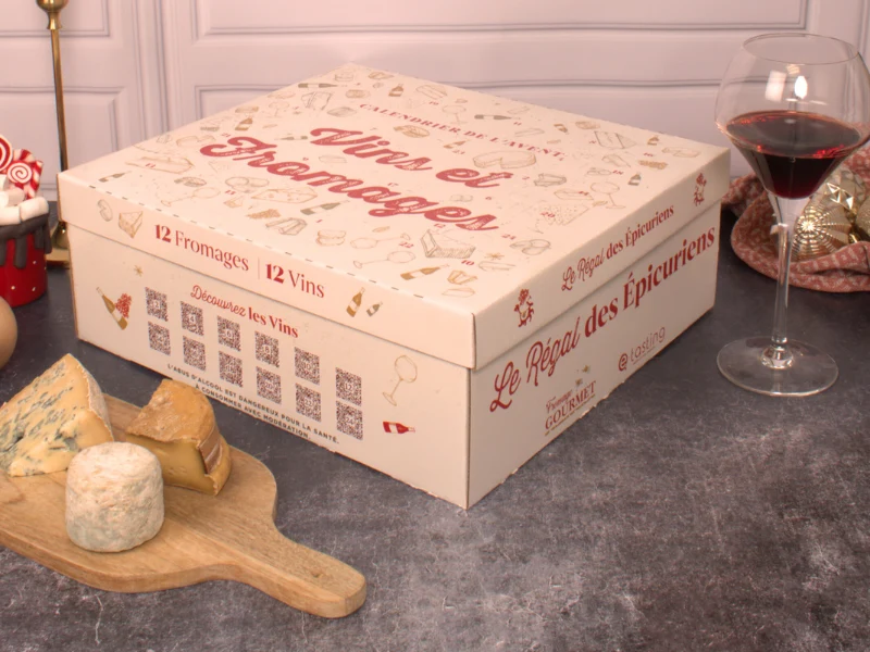 Calendrier de l'Avent Fromages & Vins 2026