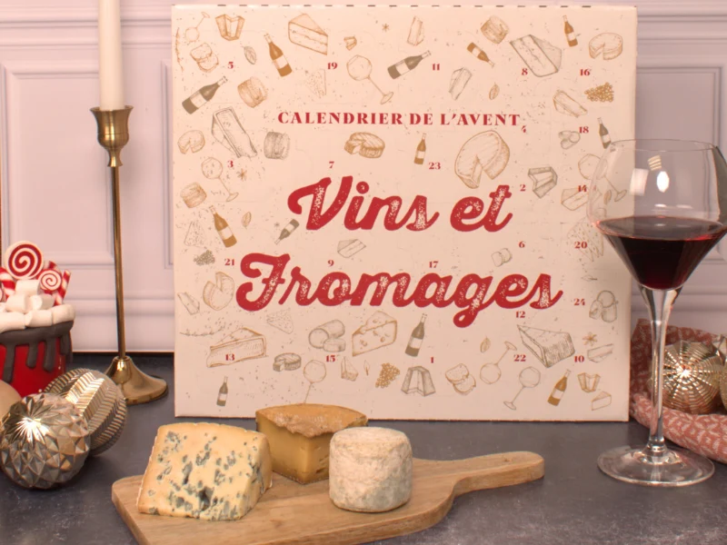 Calendrier de l'Avent Fromages & Vins 2026