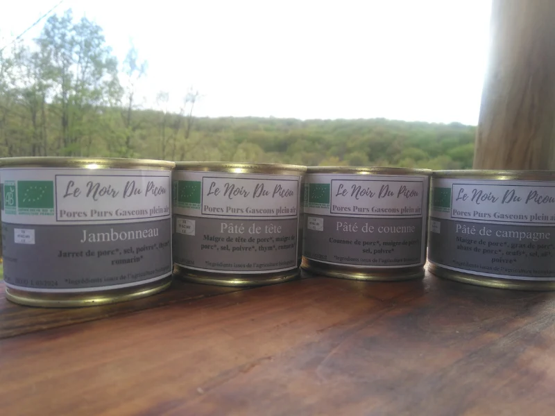 Les classiques pâtés de porc pur gascon