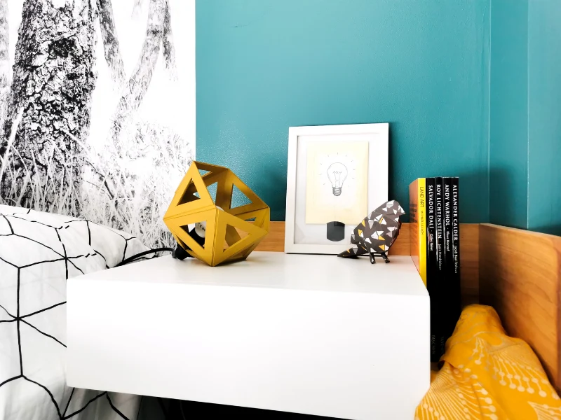 Deux lampes Origami pour lampe de chevet ou d'appoint
