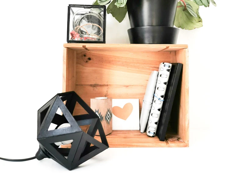 Deux lampes Origami pour lampe de chevet ou d'appoint