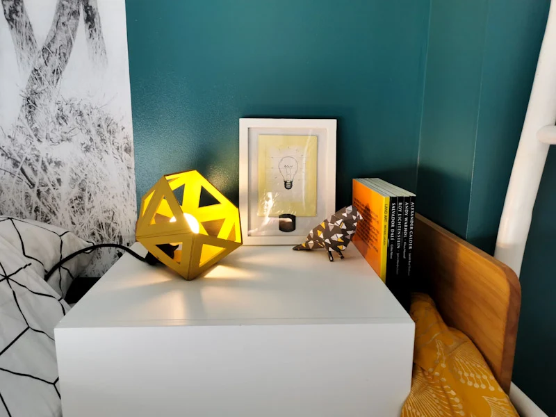 Deux lampes Origami pour lampe de chevet ou d'appoint