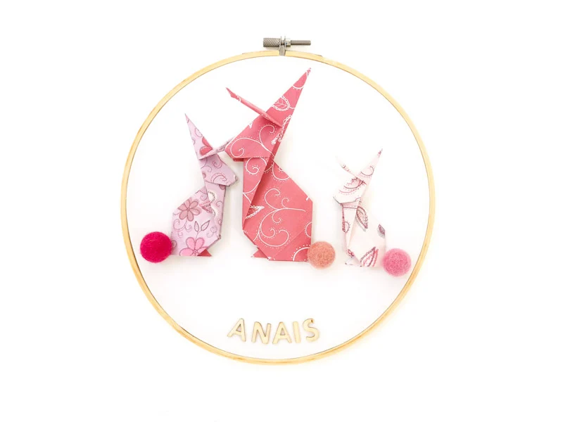 Tambour décoratif pour bébé personnalisable avec le prénom