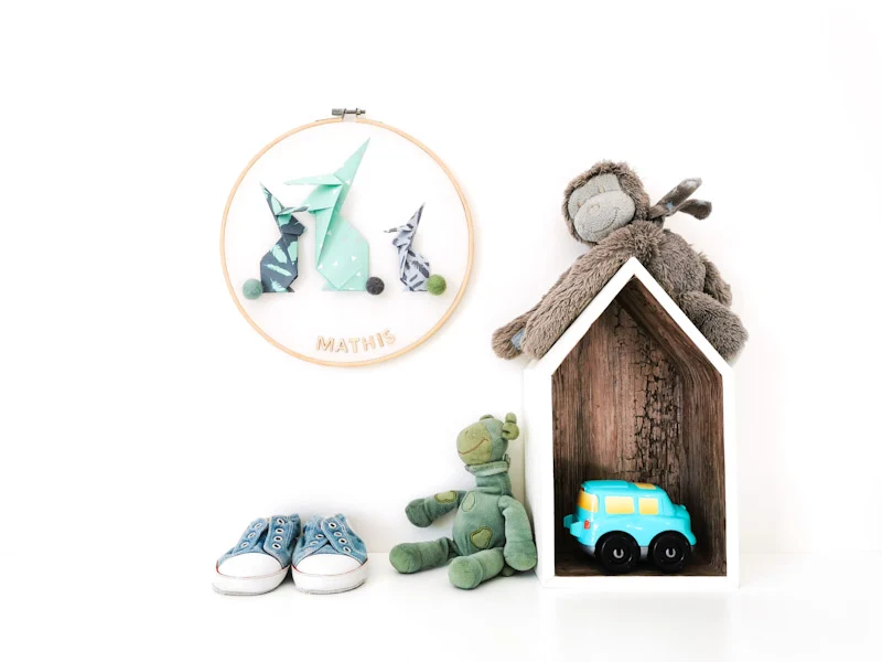 Tambour décoratif pour bébé personnalisable avec le prénom
