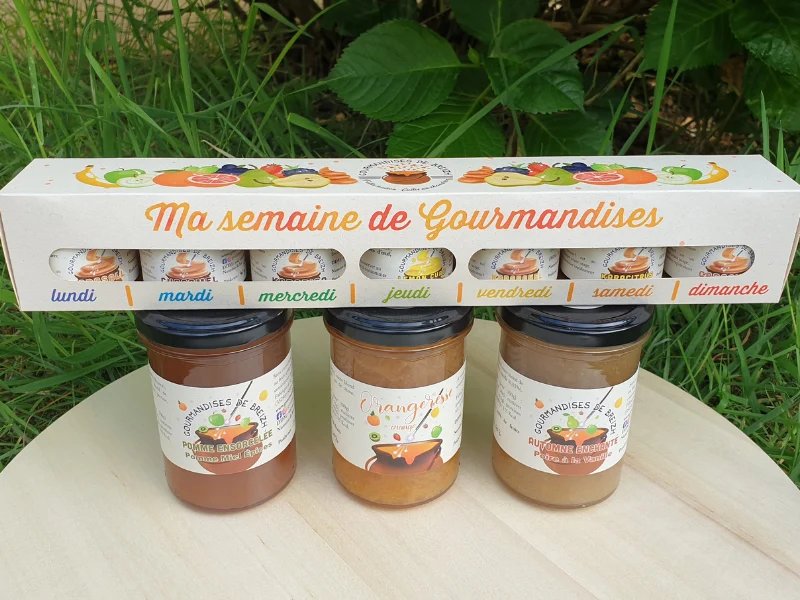 Coffret Reconfort - Préparations de Fruits et de Caramel
