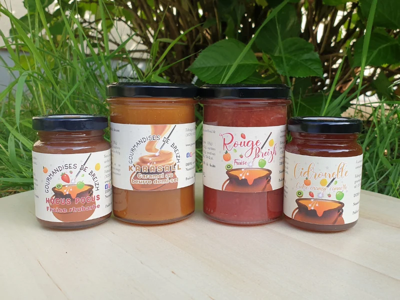 Coffret Bretagne - Crèmes de Caramel et Préparation de Fruits