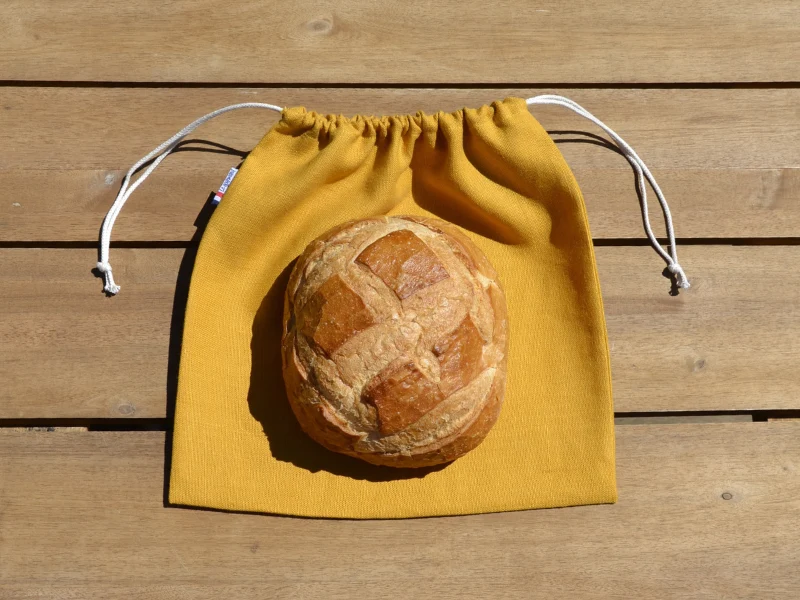 1 sac à pain en lin "Le Gourmand"