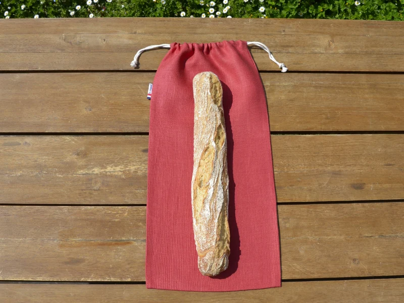 1 sac à baguettes en lin "Le Craquant"