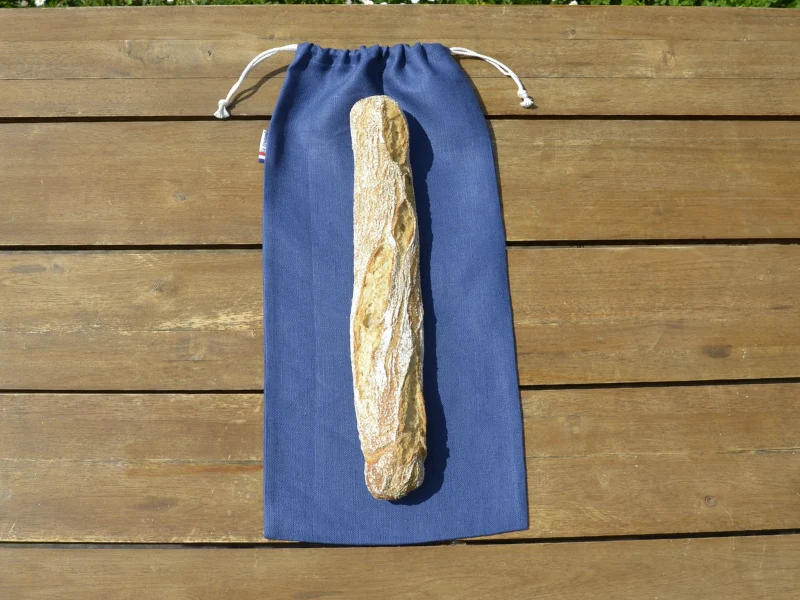 1 sac à baguettes en lin "Le Craquant"