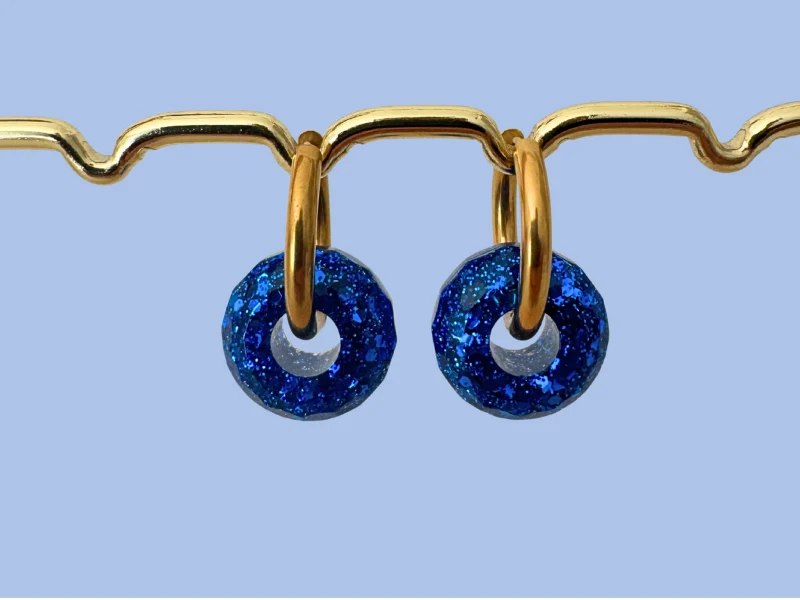 Boucles d'oreilles Boules Pailletées