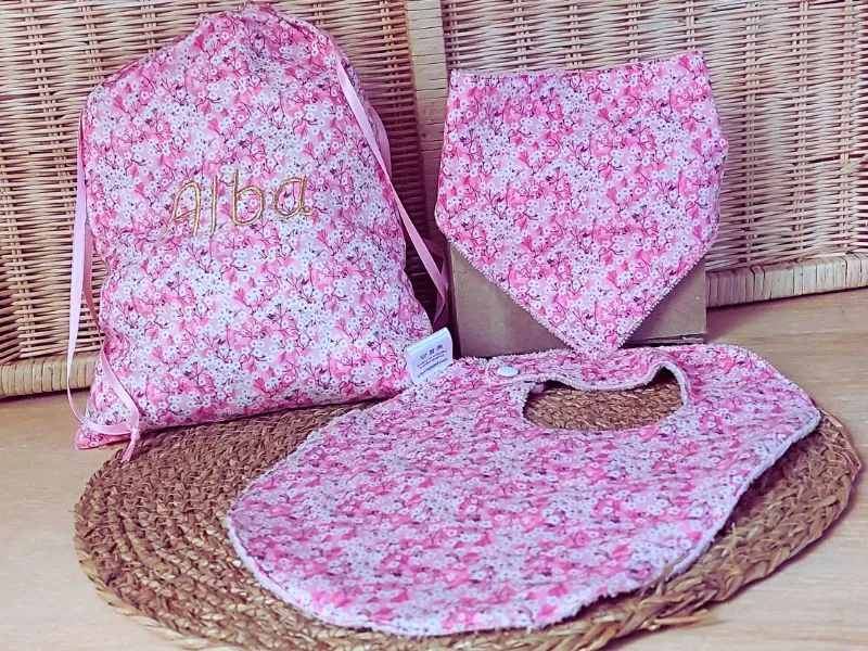 1 SAC POCHON PERSONNALISABLE BRODERIE PRÉNOM