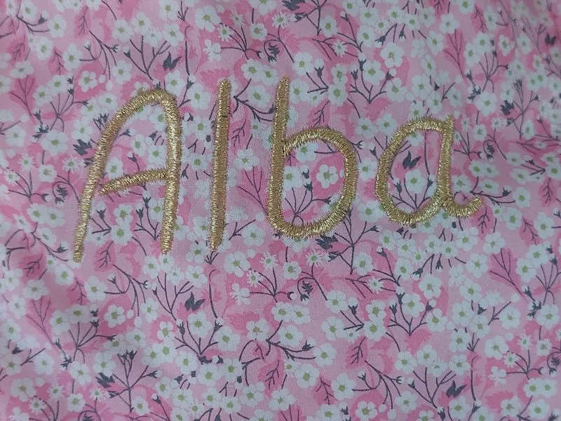 1 SAC POCHON PERSONNALISABLE BRODERIE PRÉNOM