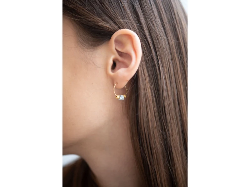 Boucles d'oreilles mini-créoles