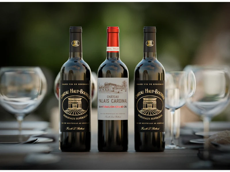 COFFRET VIN DE BORDEAUX 3 BOUTEILLES ROUGE AOC SAINT-ÉMILION GRAND CRU, BORDEAUX