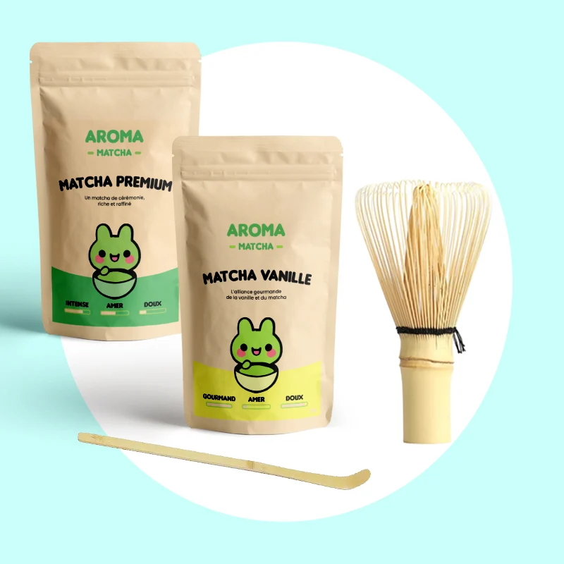 Coffret Matcha Rituel + Cuillère doseuse et fouet traditionnel offerts