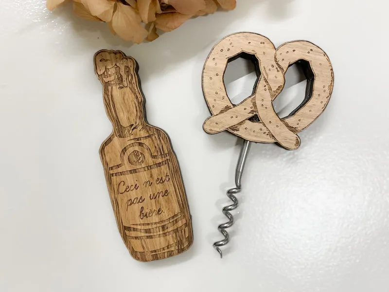 Lot 1 décapsuleur & 1 tire-bouchon