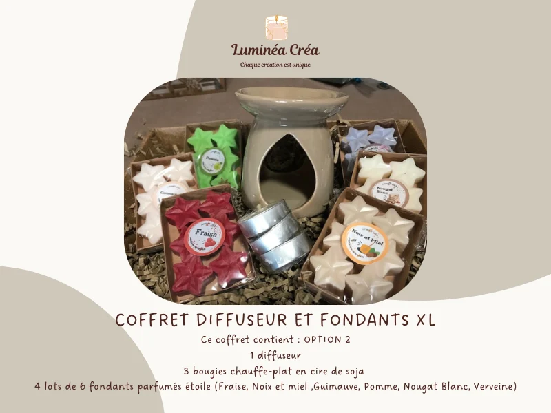 Coffret 1 diffuseur 6 ensemble fondants étoiles