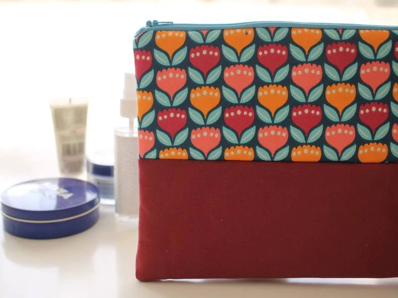 Pochette zippée Maya