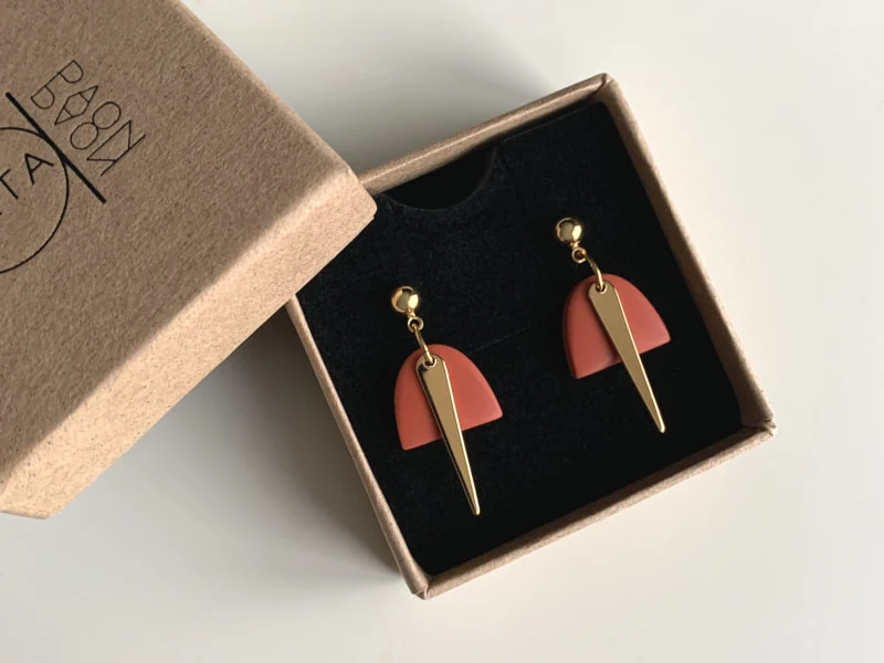 Boucles d'oreilles pointe personnalisables