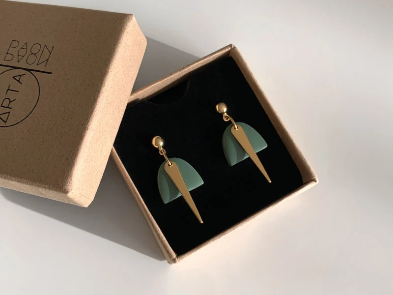 Boucles d'oreilles pointe personnalisables