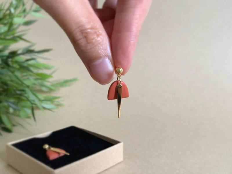 Boucles d'oreilles pointe personnalisables