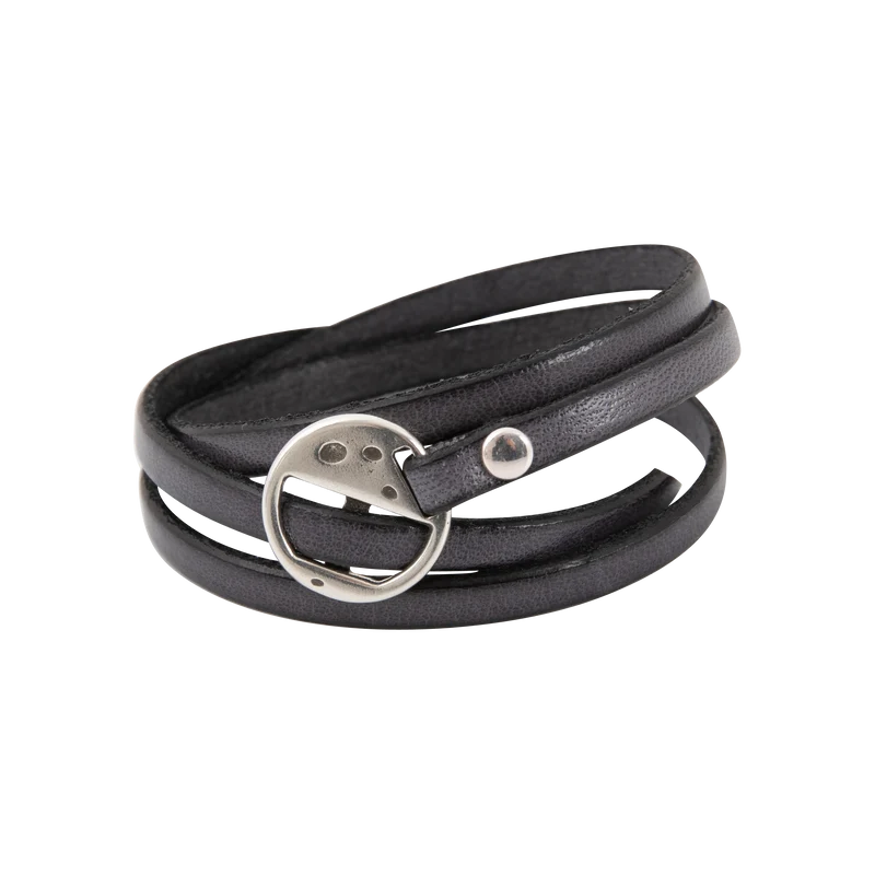 Bracelet Lanière en cuir 3 tours