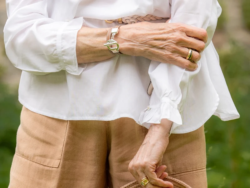 Bracelet en cuir "Tige"