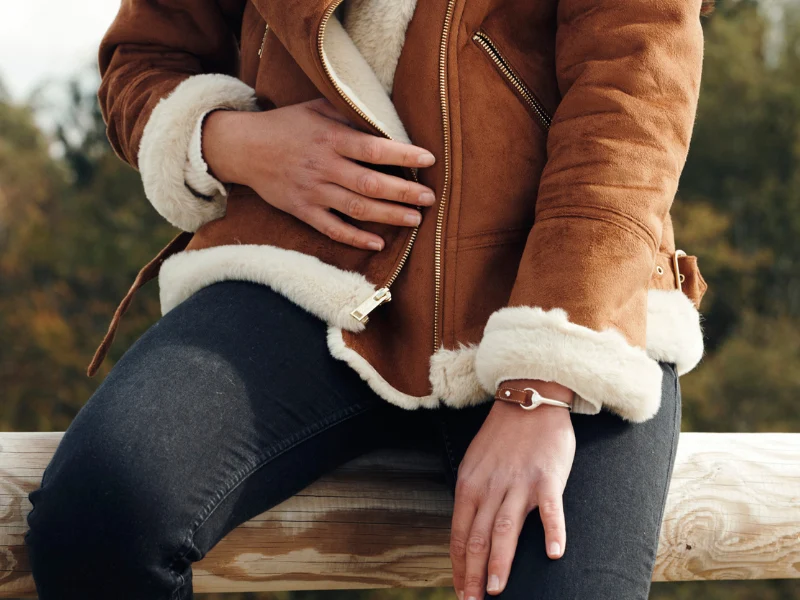 Bracelet en cuir "Auby"