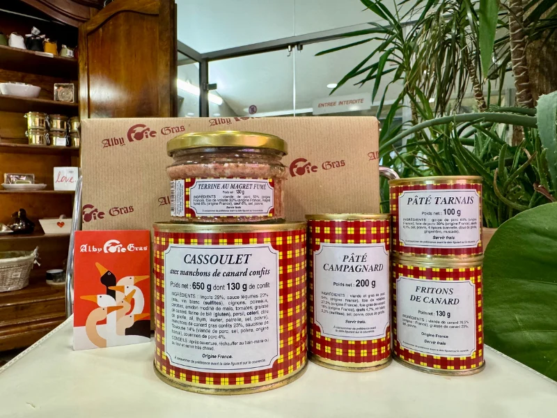 Coffret Échappée Gourmande : Cassoulet, et 4 spécialités Tarnaise