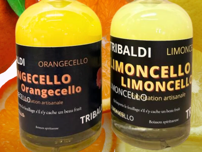 1 bouteille de limoncello & 1 bouteille orangecello 50cl