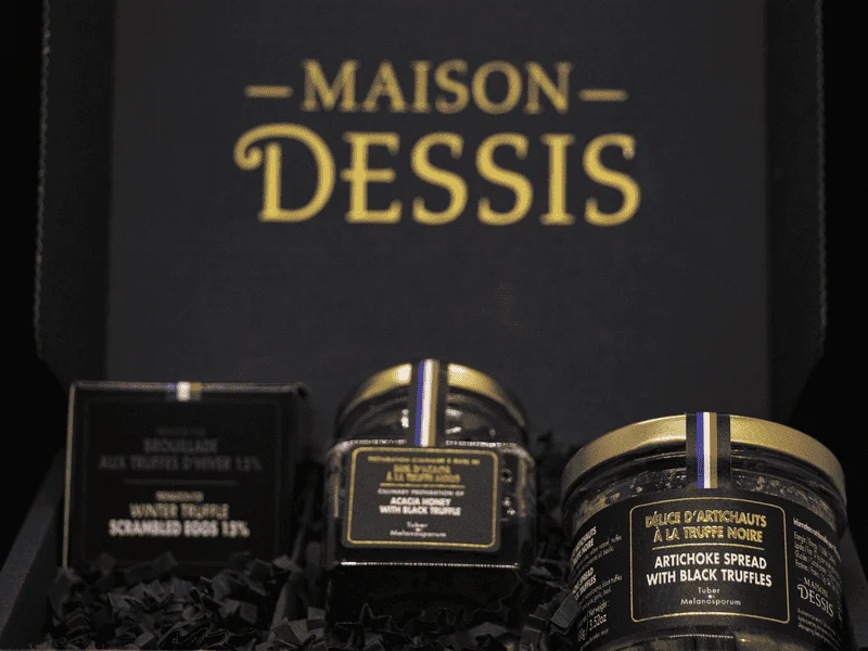 Coffret Trio Truffes : Brouillade, Miel d'Acacia et Tartinable Artichaut