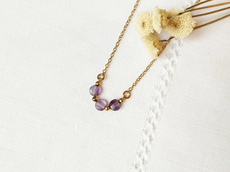 Collier Trio doré à l'or fin