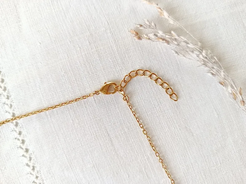 Collier Trio doré à l'or fin
