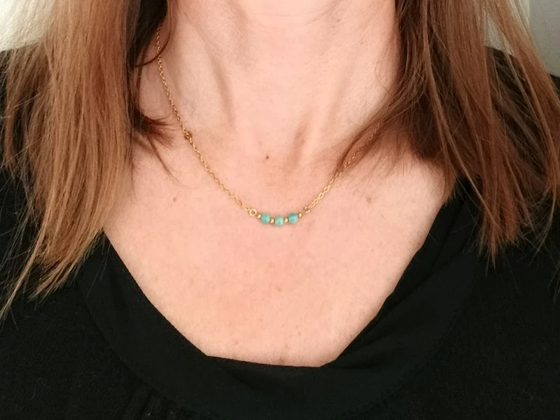 Collier Trio doré à l'or fin