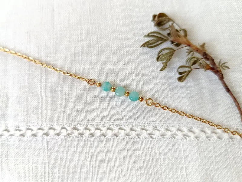 Bracelet Trio doré à l'or fin