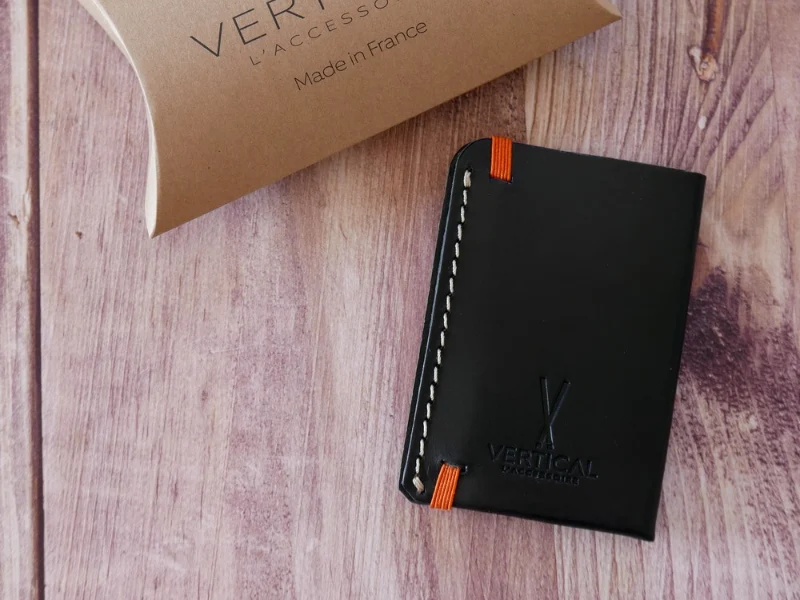 Portefeuille en cuir véritable
