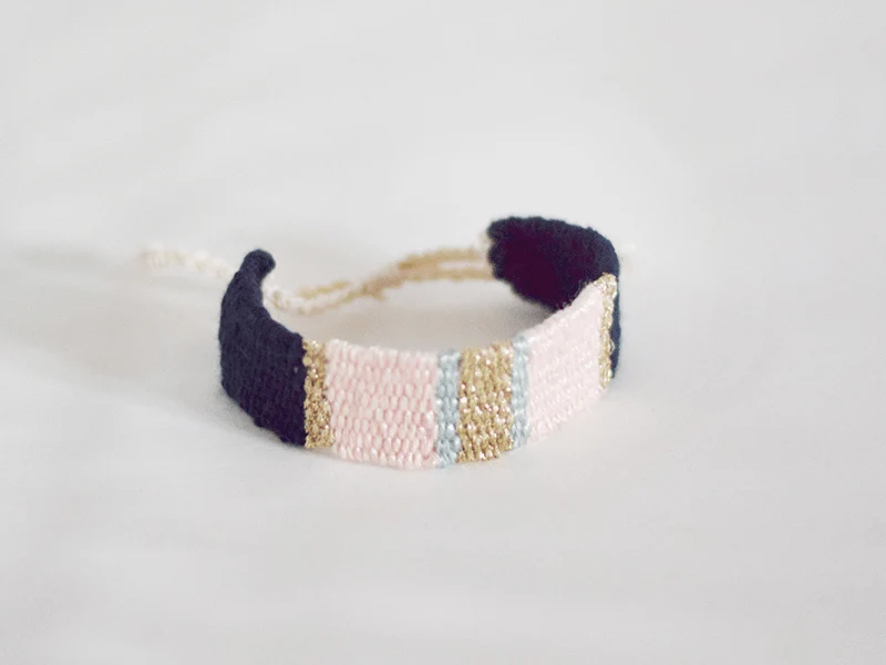 Bracelet artisanal tissé main