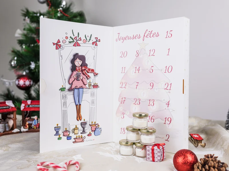 Calendrier de l'Avent Bougies Végétales 2025