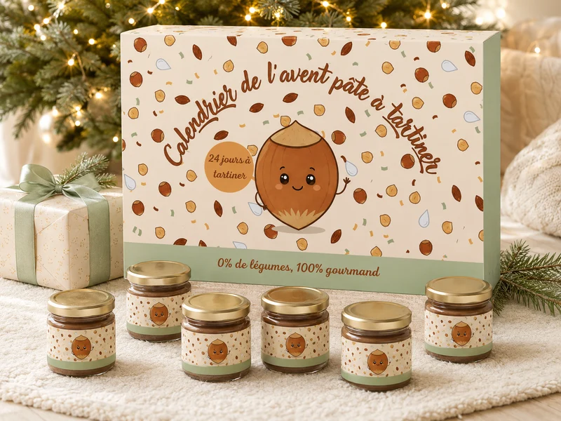 Calendrier de l'Avent Pâte à Tartiner Artisanale 2026