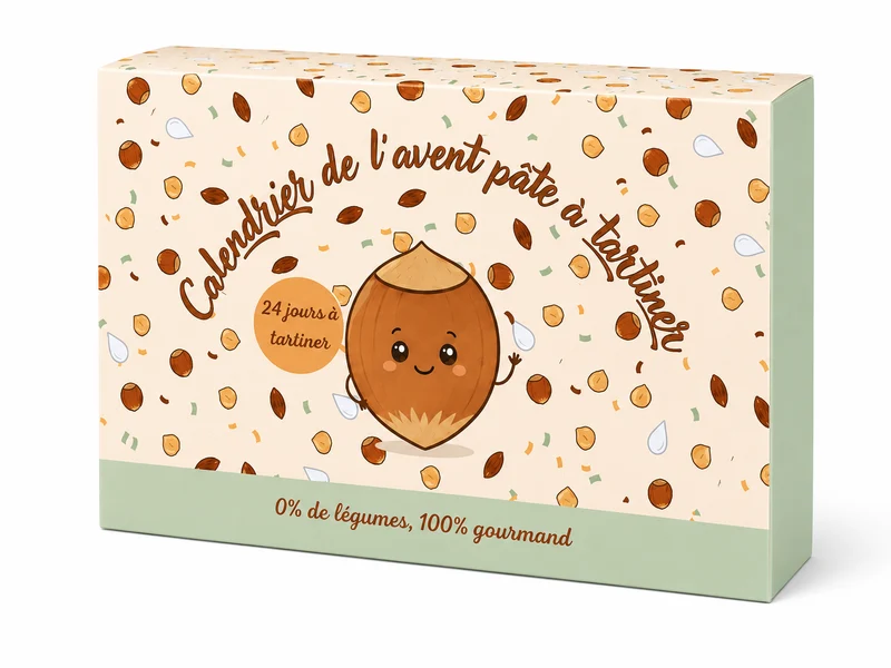 Calendrier de l'Avent Pâte à Tartiner Artisanale 2026