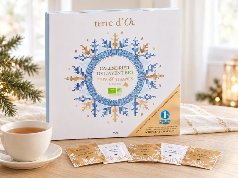 Calendrier de l'Avent Thés & Tisanes BIO 2026