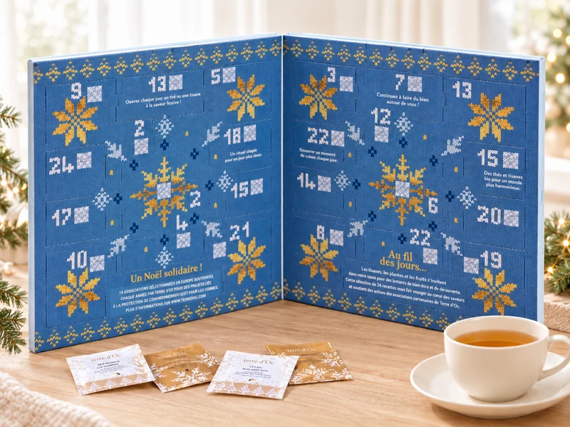 Calendrier de l'Avent Thés & Tisanes BIO 2026