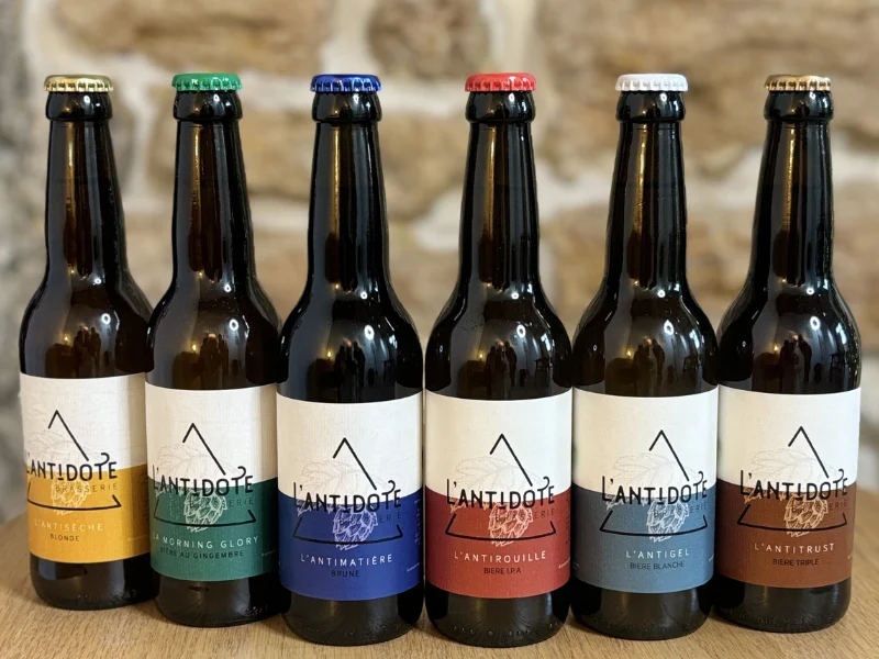 Coffret bière 6 bières de Savoie Brune, Blanche, IPA, Blonde, Triple